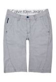 Bermuda Sarja Calvin Klein Padrão Listra Calvin Klein